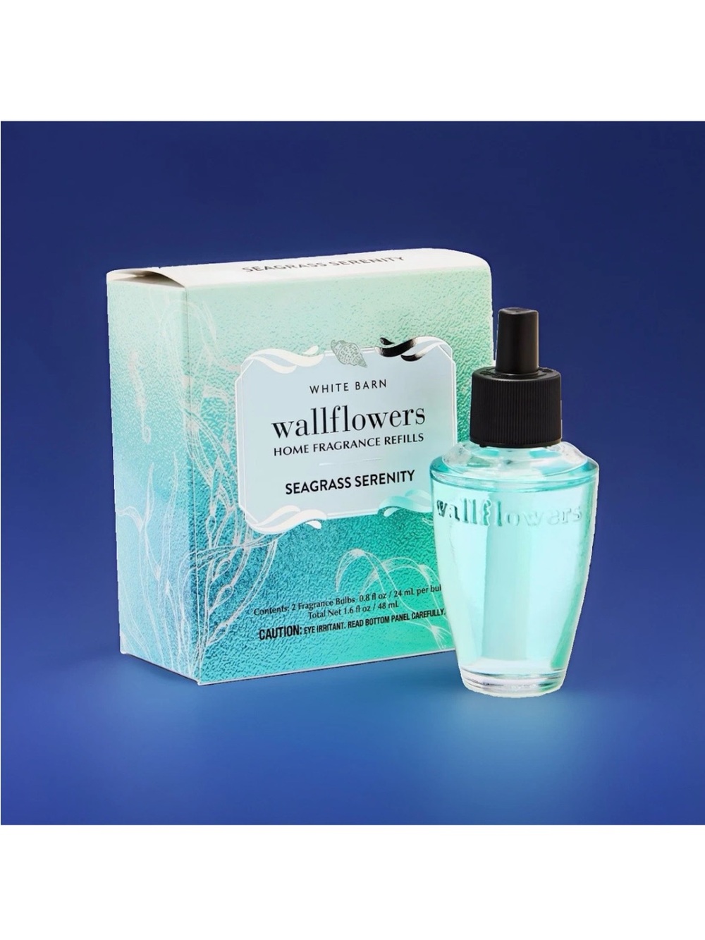Bath & Body Works 2-Pk Wallflowers Refill- Seagrass Serenity  (0.8 fl oz Ea)